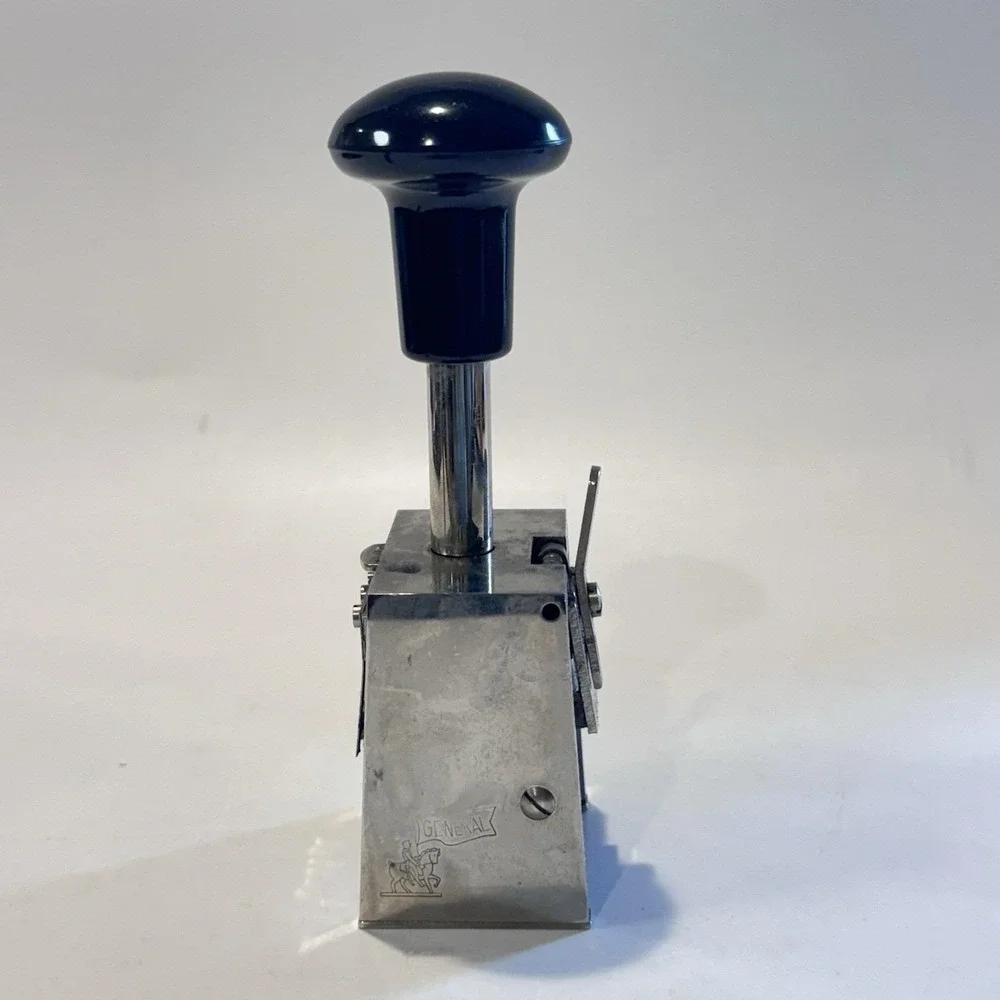Vintage‎ General Numbering Machine 5 Action 6 Wheel Model 6-4 1/2 IOB Germany